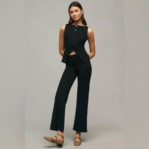 Reformation Liliana Knit Black Two-Piece Set NWT Size S